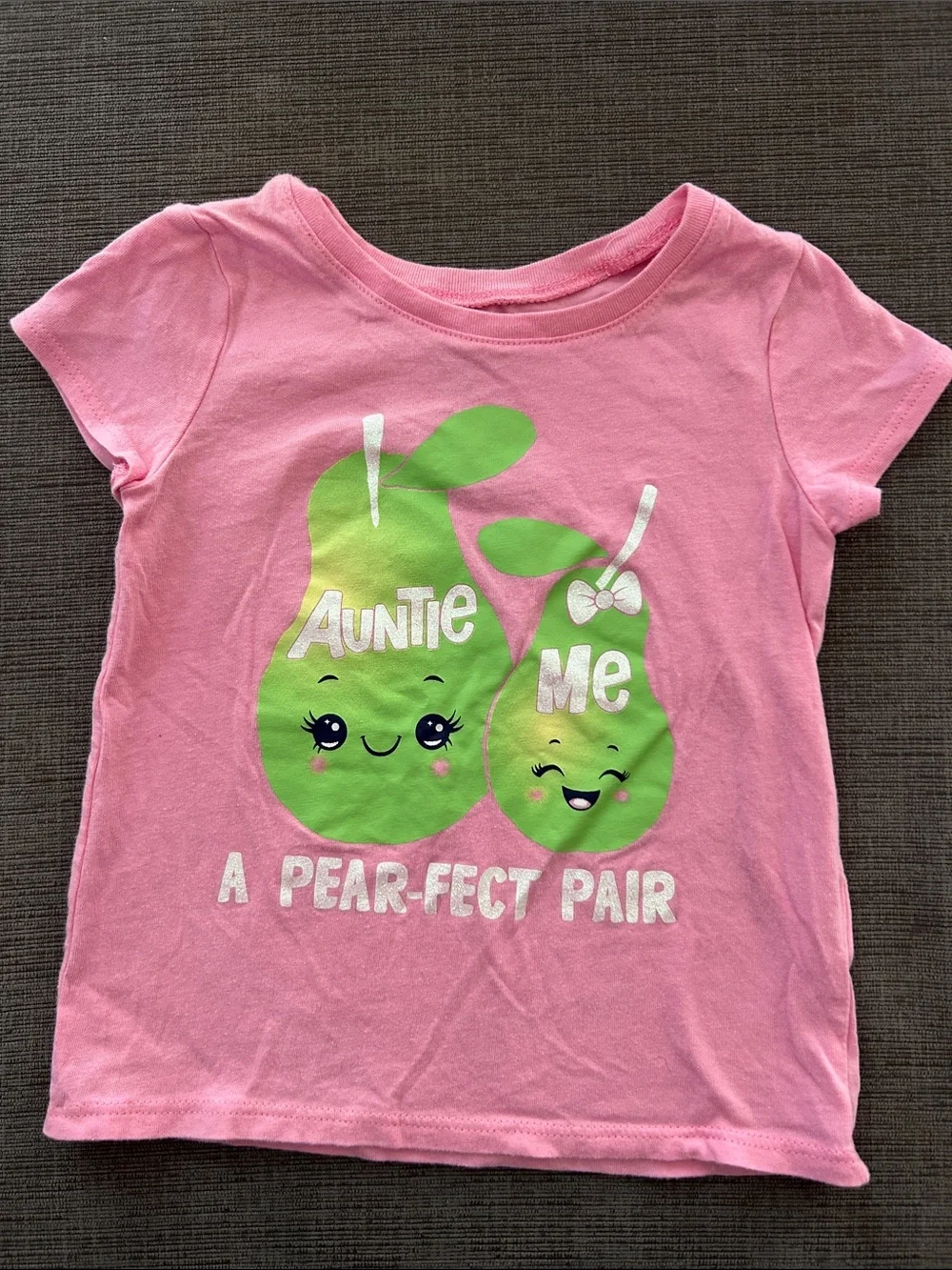 5/$20 The Childrens Place Auntie Me T-Shirt Toddler Girl Size 3T